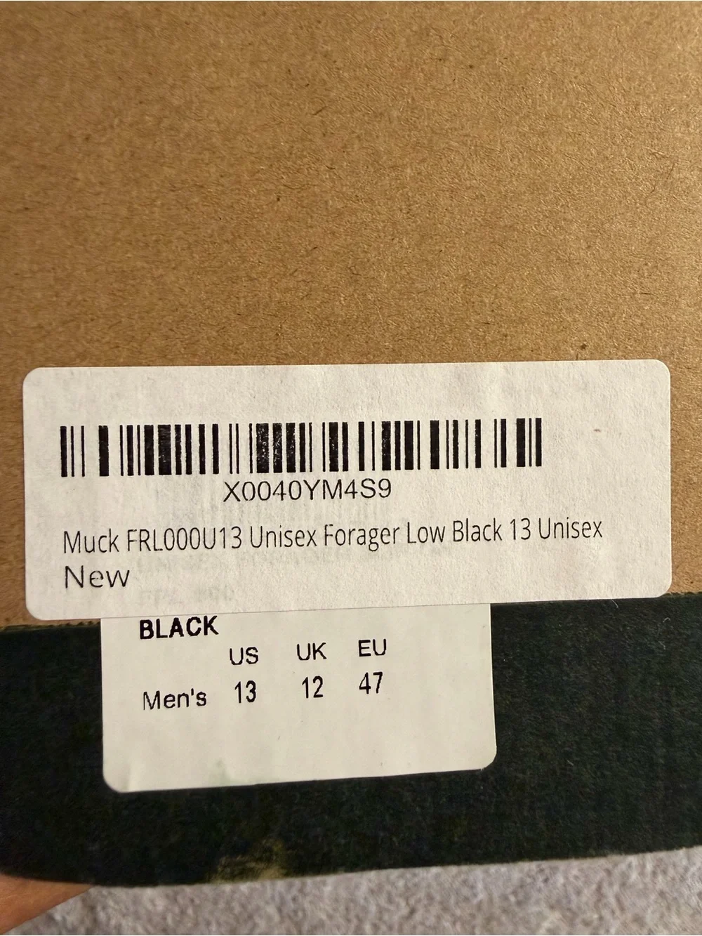 The Original Muck Boot Co. Men's Black Slip-On Waterproof Rain & Snow Boots